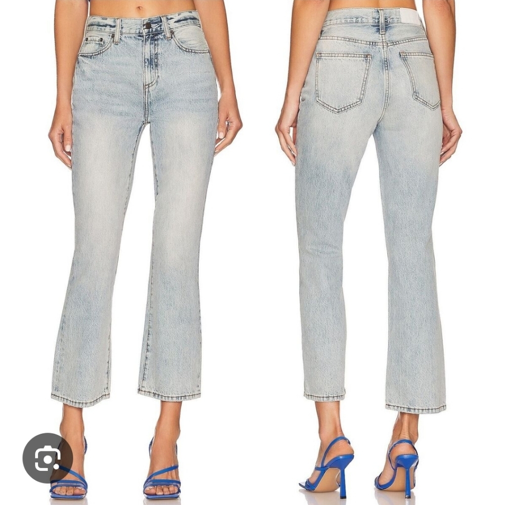 Pistola Lennon High Rise Crop Boot Jean 27 Denim